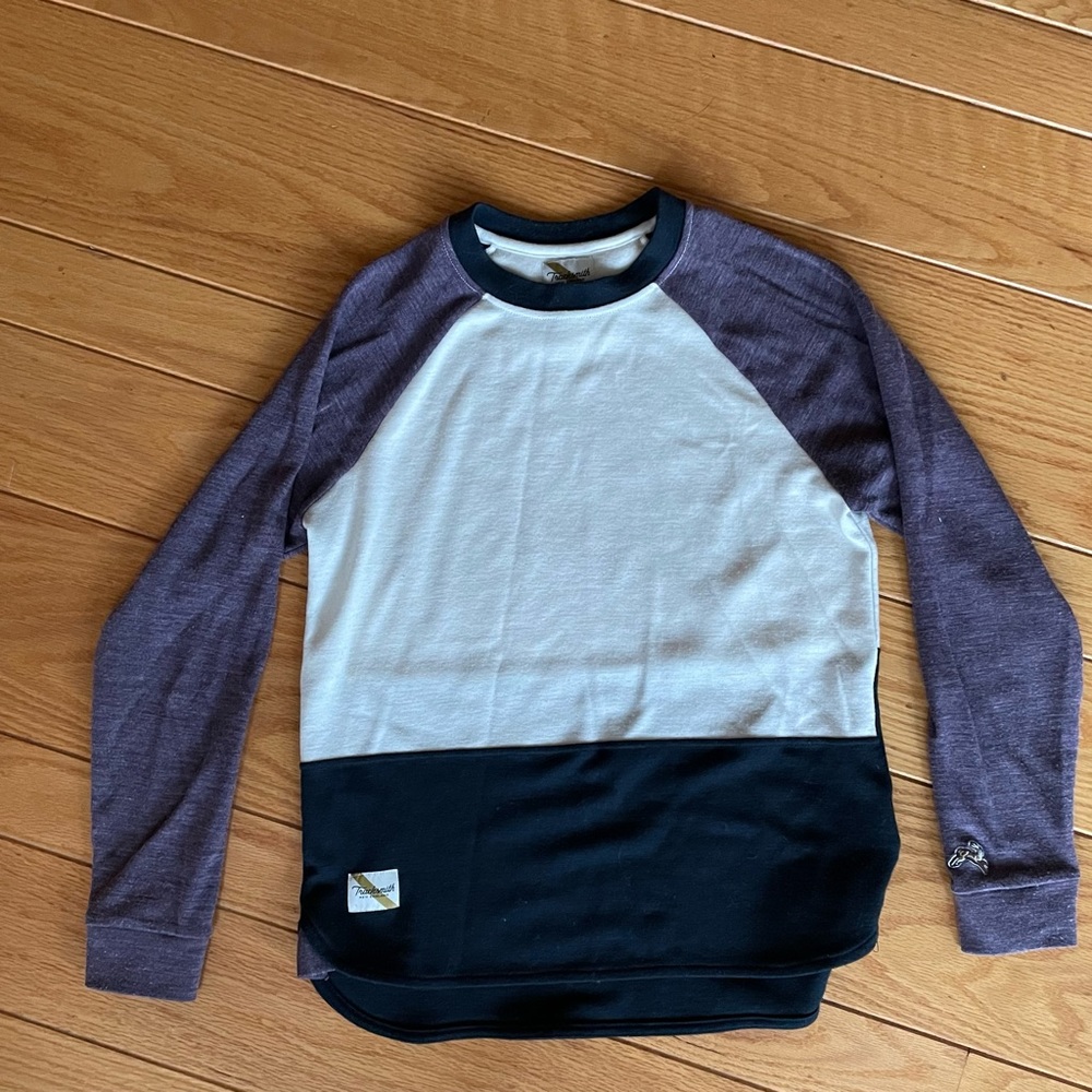 Tracksmith wool over shirt - size s